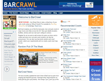 Tablet Screenshot of barcrawl.co.uk